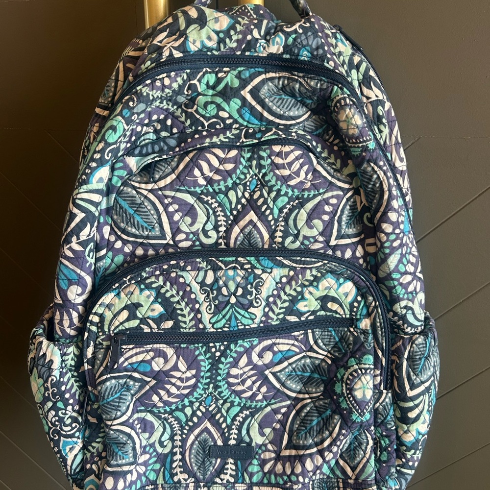 Vera Bradley large quilted Women's Backpack